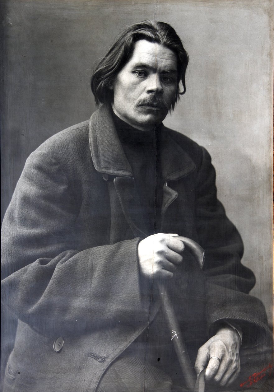 Maxim Gorkij, orosz író, c1901-c1902 alkotó: Unbekannt
