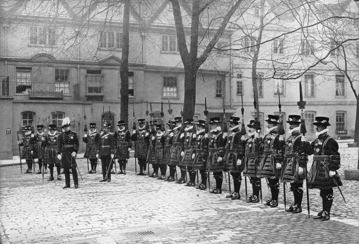 Május elsejei felvonulás a londoni Towerben, XX. század alkotó: Unbekannt
