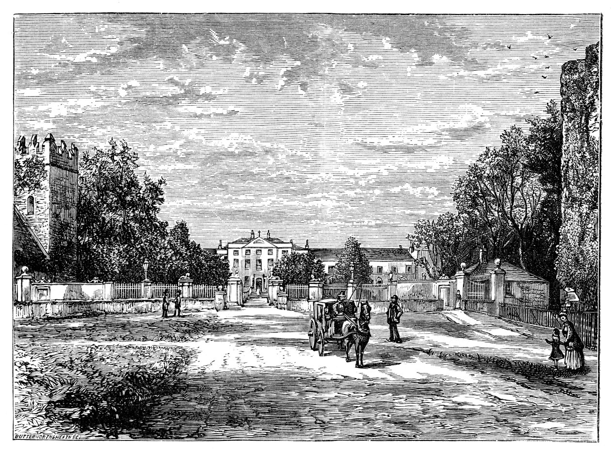 Maynooth College, Kildare megye, Írország, 1900 alkotó: Unbekannt