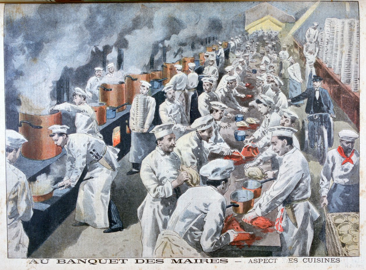 Polgármesteri bankett, Párizs, 1900 alkotó: Unbekannt