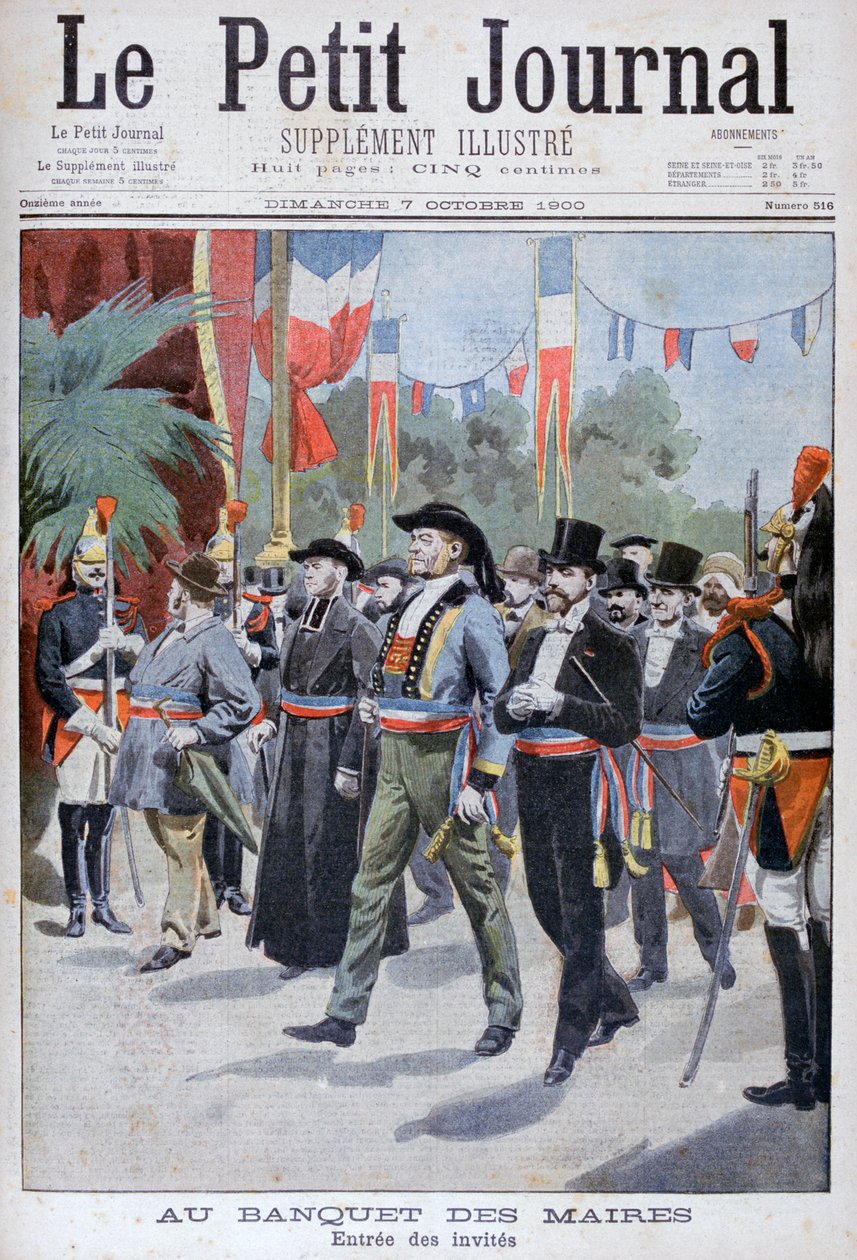 Polgármesteri bankett, Párizs, 1900 alkotó: Unbekannt