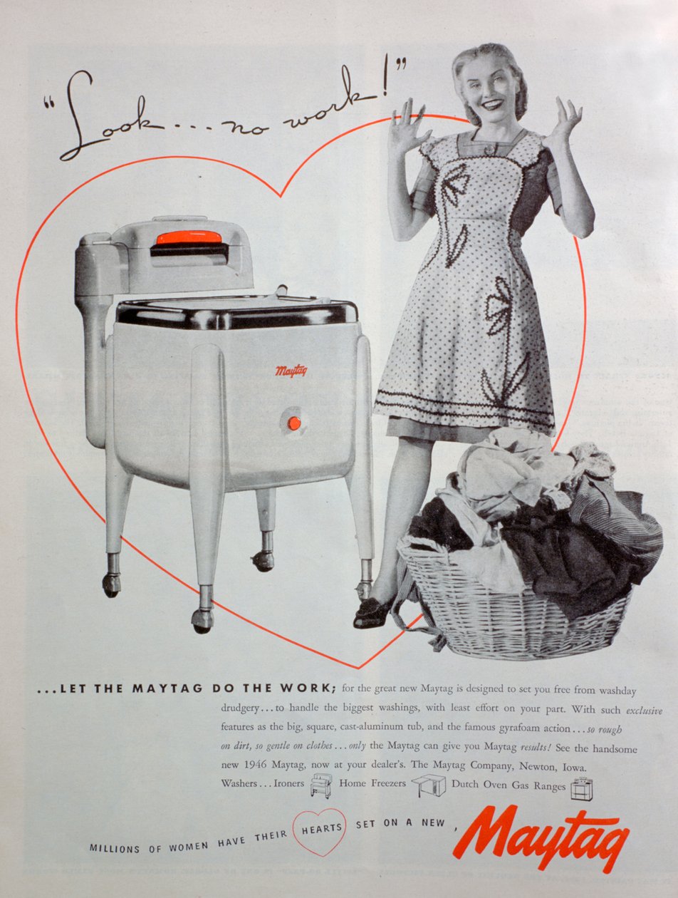 Maytag mosógép hirdetés, 1946 alkotó: Unbekannt