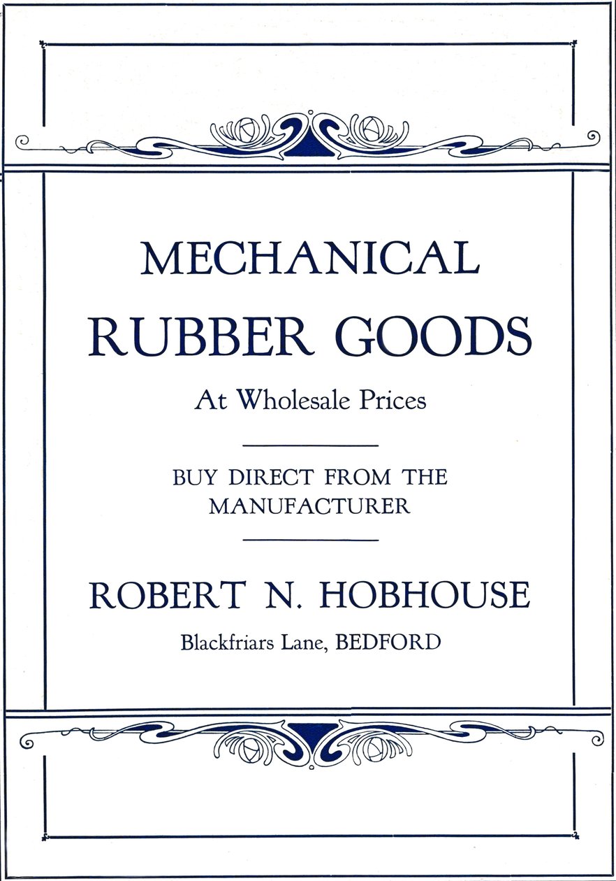 Mechanikai gumiáruk – Robert N. Hobhouse hirdetése, 1916 alkotó: Unbekannt