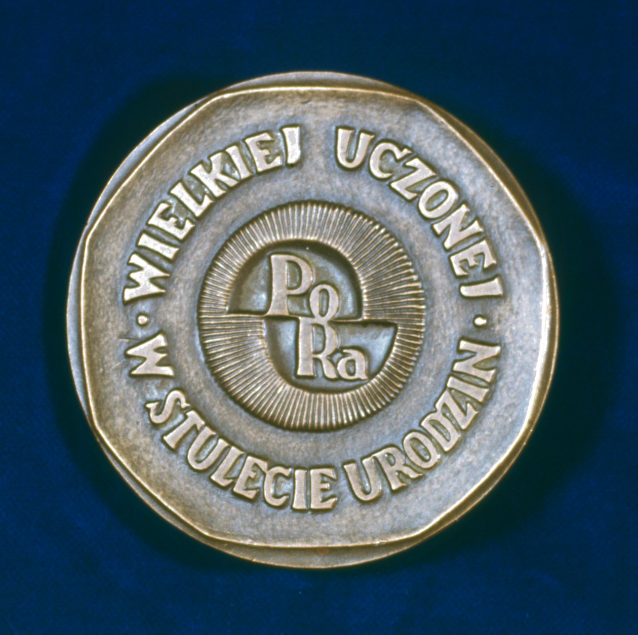 Marie Sklodowska Curie lengyel származású francia fizikus emlékérem, 1967 alkotó: Unbekannt