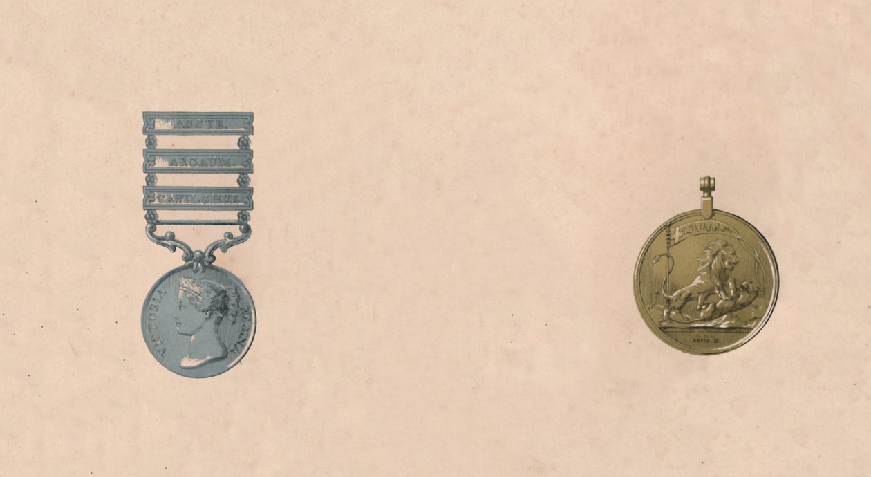 Érmek az indiai csatákért, 1911. század alkotó: Unbekannt