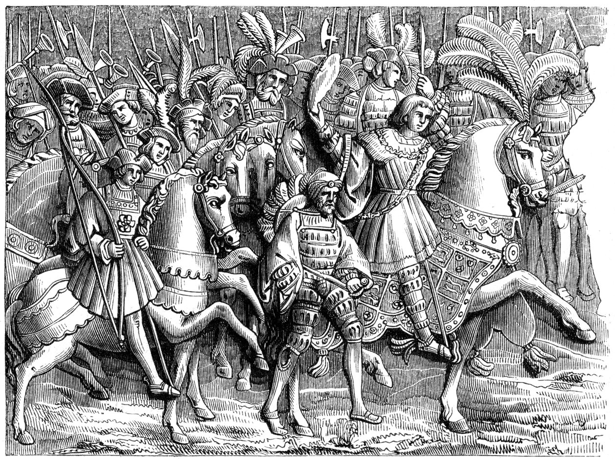 Találkozó az Aranyszövet mezőjén, 1849. század XVI alkotó: Unbekannt
