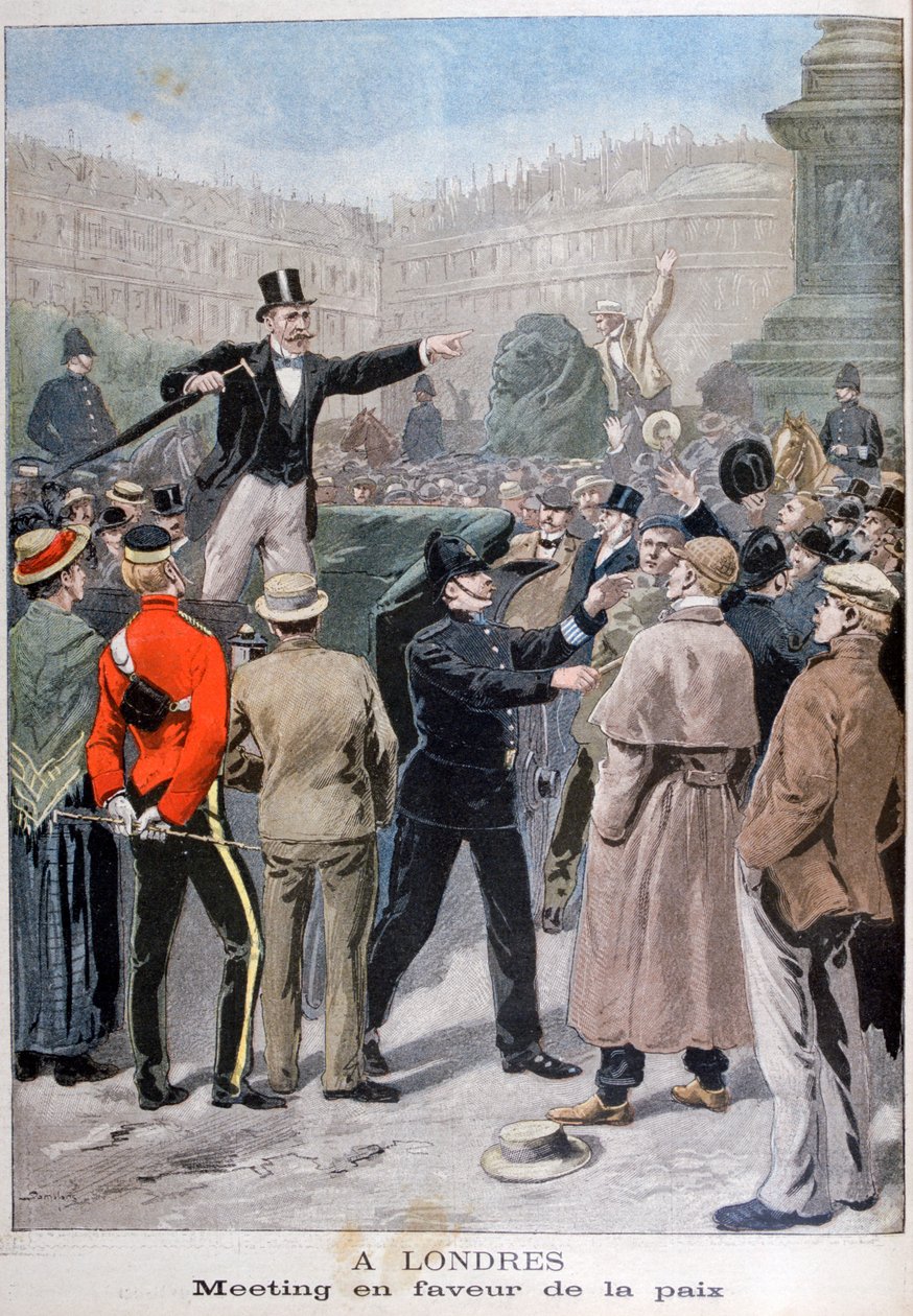 Találkozó a béke mellett, London, 1899 alkotó: Unbekannt