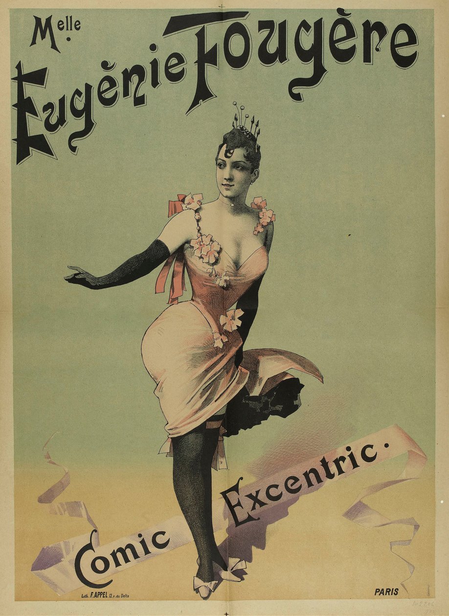 Melle Eugenie Fern , c. 1890. alkotó: Unbekannt