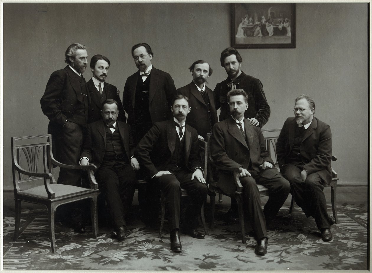 A Sreda Irodalmi Csoport tagjai 1910. szerda alkotó: Unbekannt