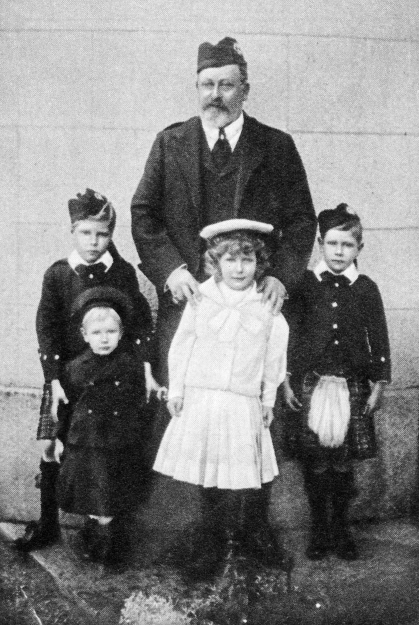 A királyi család tagjai, Balmoral, Skócia, 1902 alkotó: Unbekannt