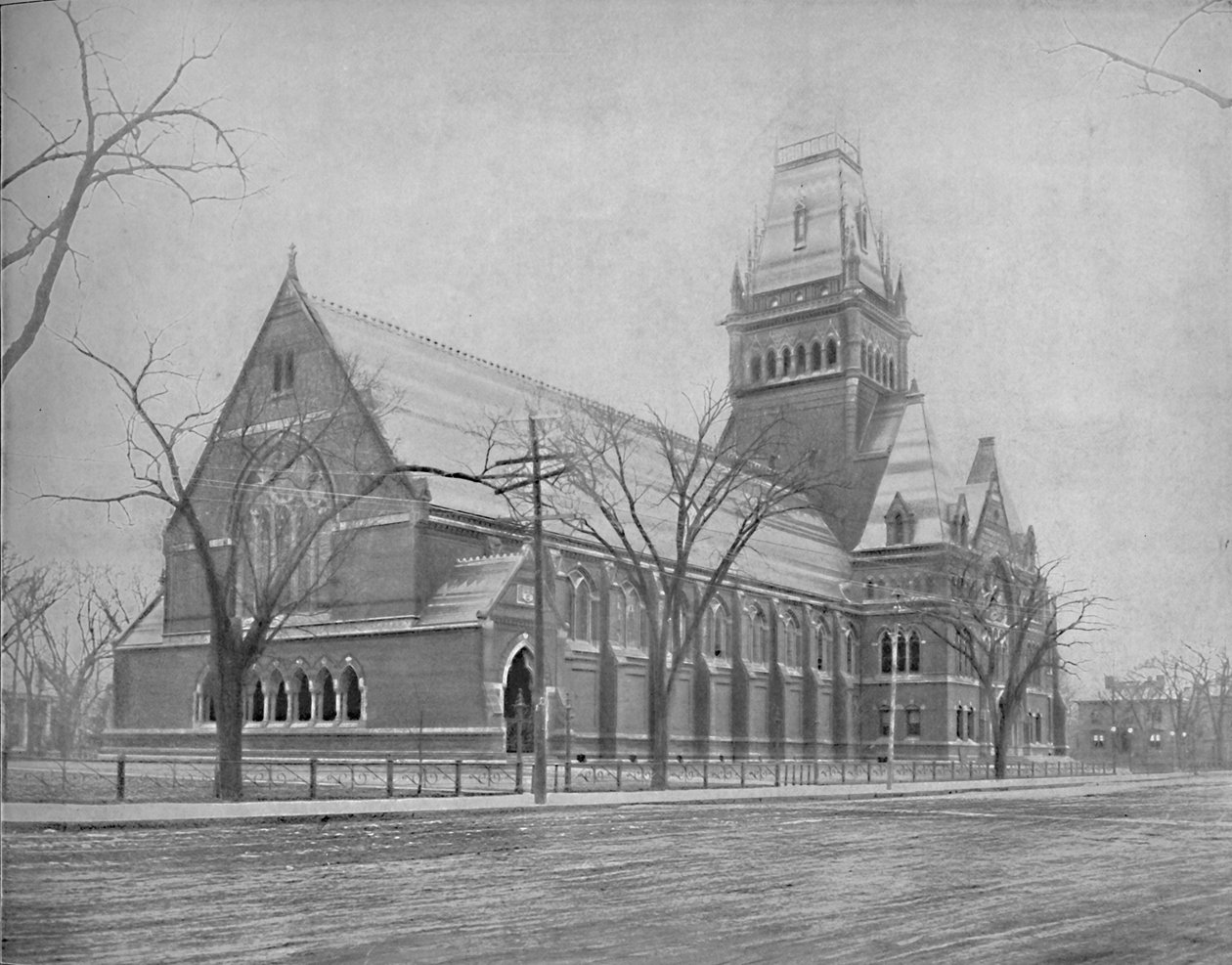 Memorial Hall, Cambridge, Mass., 1897. alkotó: Unbekannt