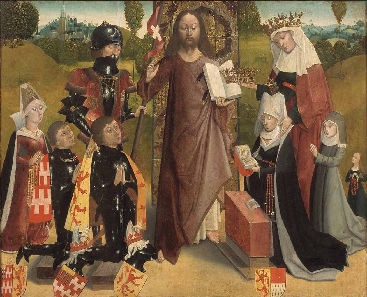 Lord Raas Haamstede emléktáblája, 1452 és 1465 között alkotó: Unbekannt