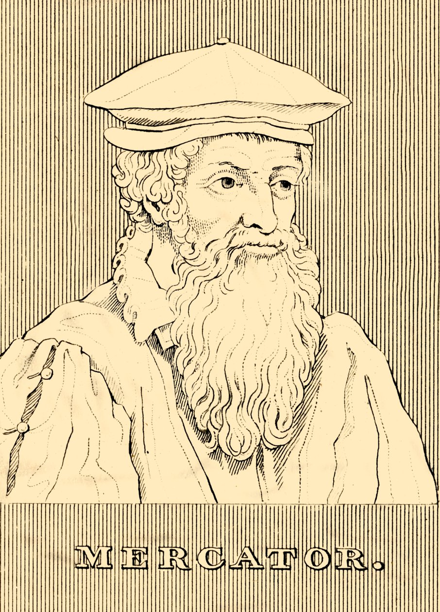 Mercator, 1512-1594, 1830. alkotó: Unbekannt