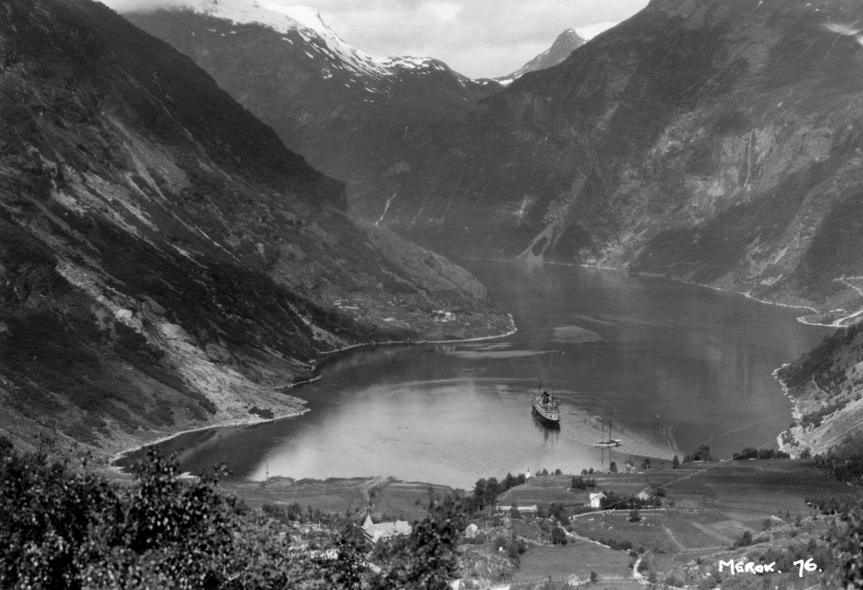 Merok, Geirangerfjord, Norvégia, 1929 alkotó: Unbekannt