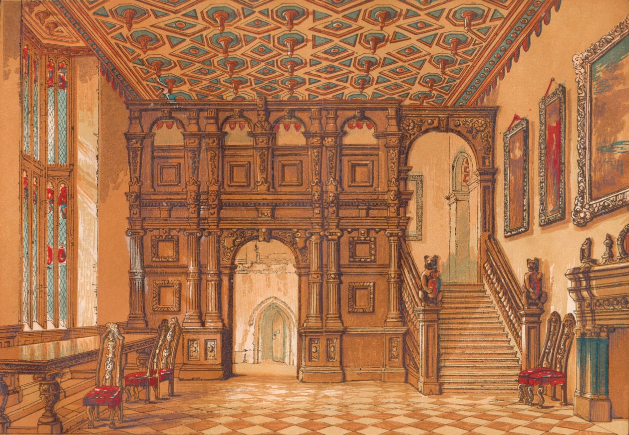 Methley Hall, 1845, 1864 alkotó: Unbekannt