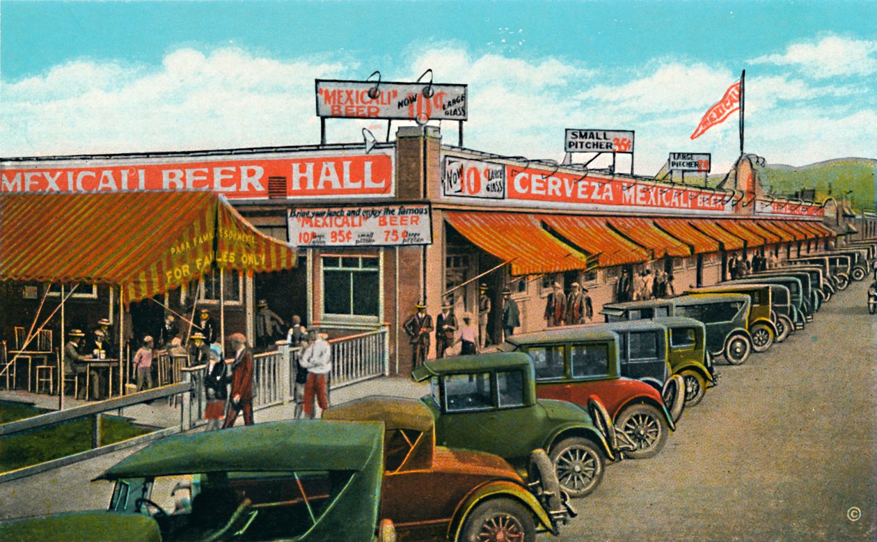 Mexicali Beer Hall, A világ leghosszabb bárja, 1939 alkotó: Unbekannt