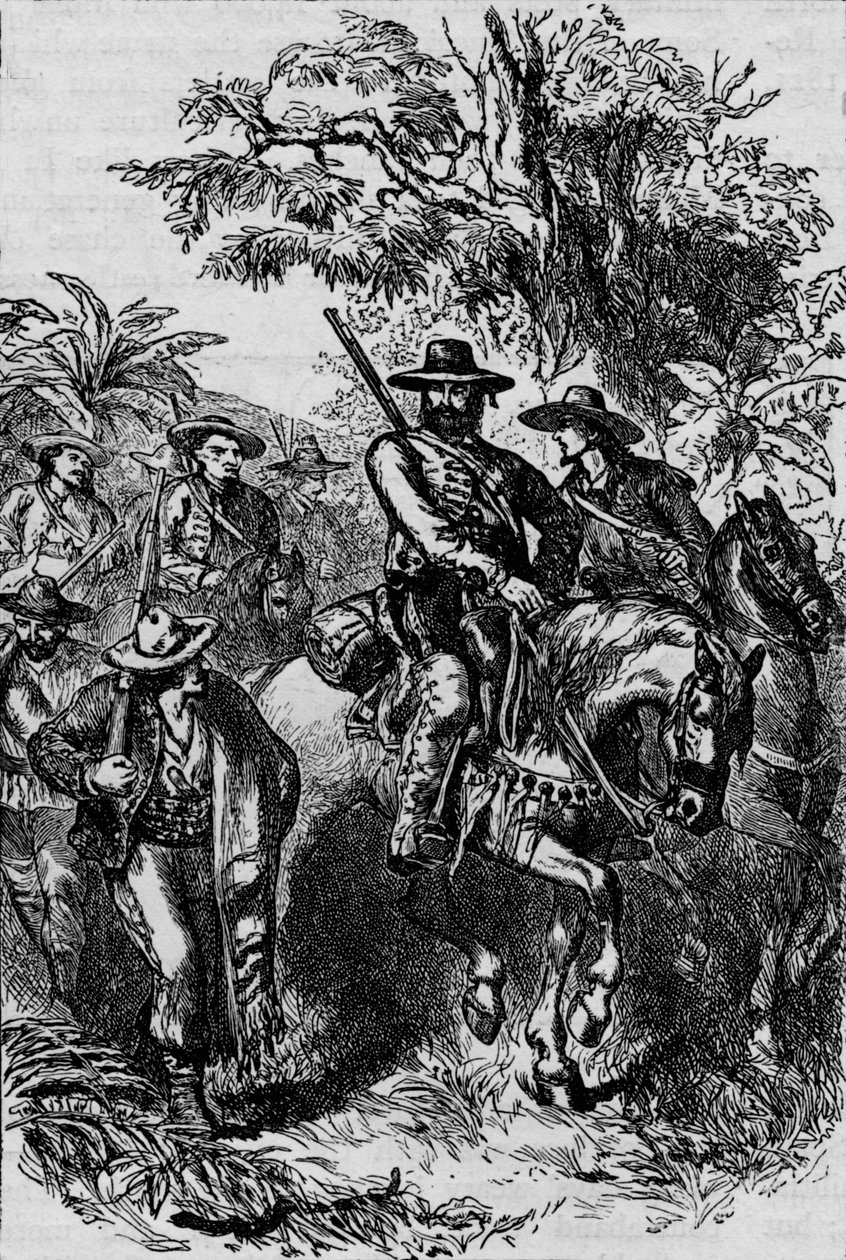 Mexikói filibuszterek, 1870, 1902 alkotó: Unbekannt