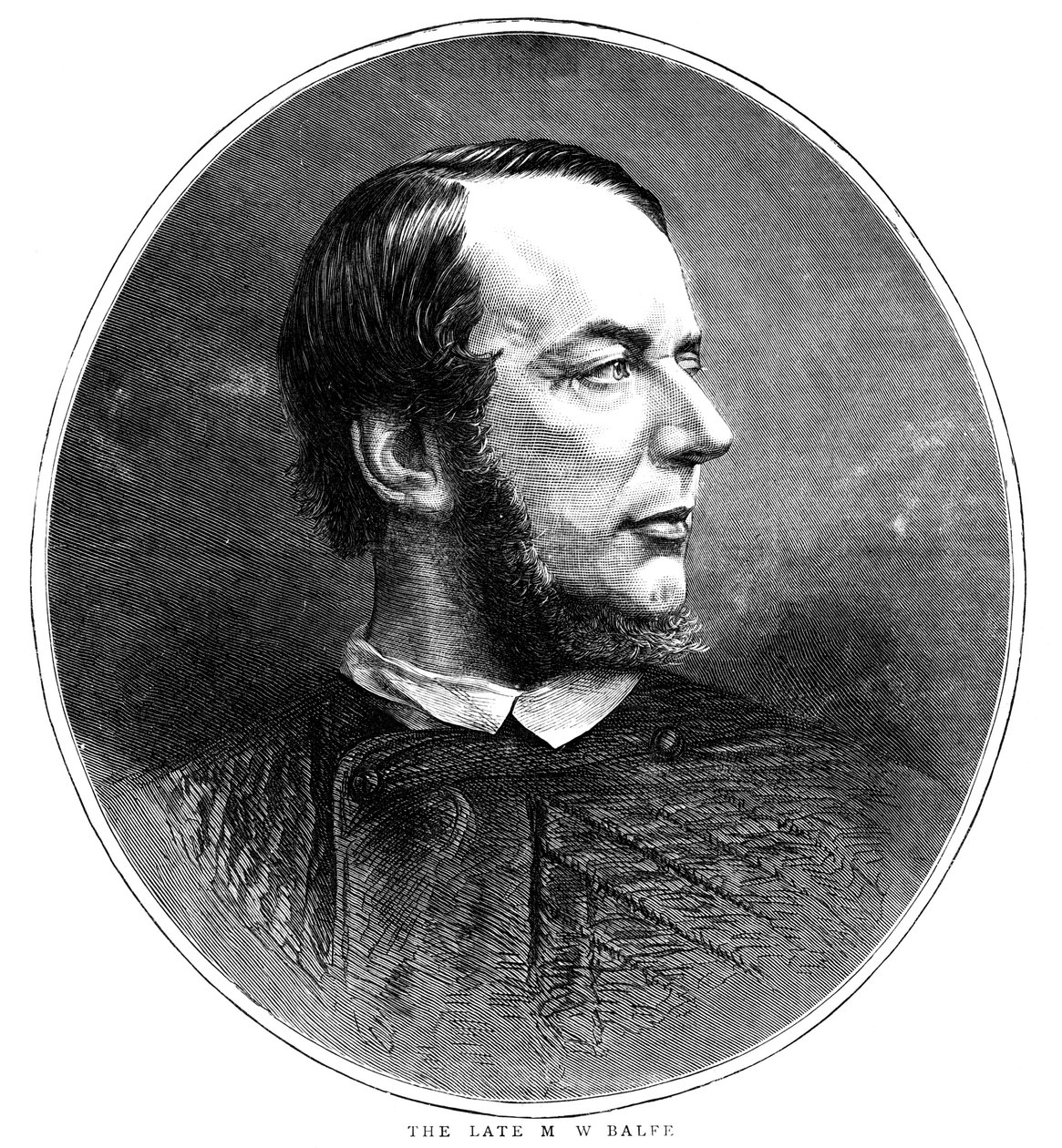 Michael William Balfe ír származású brit zeneszerző és énekes, 1870 alkotó: Unbekannt