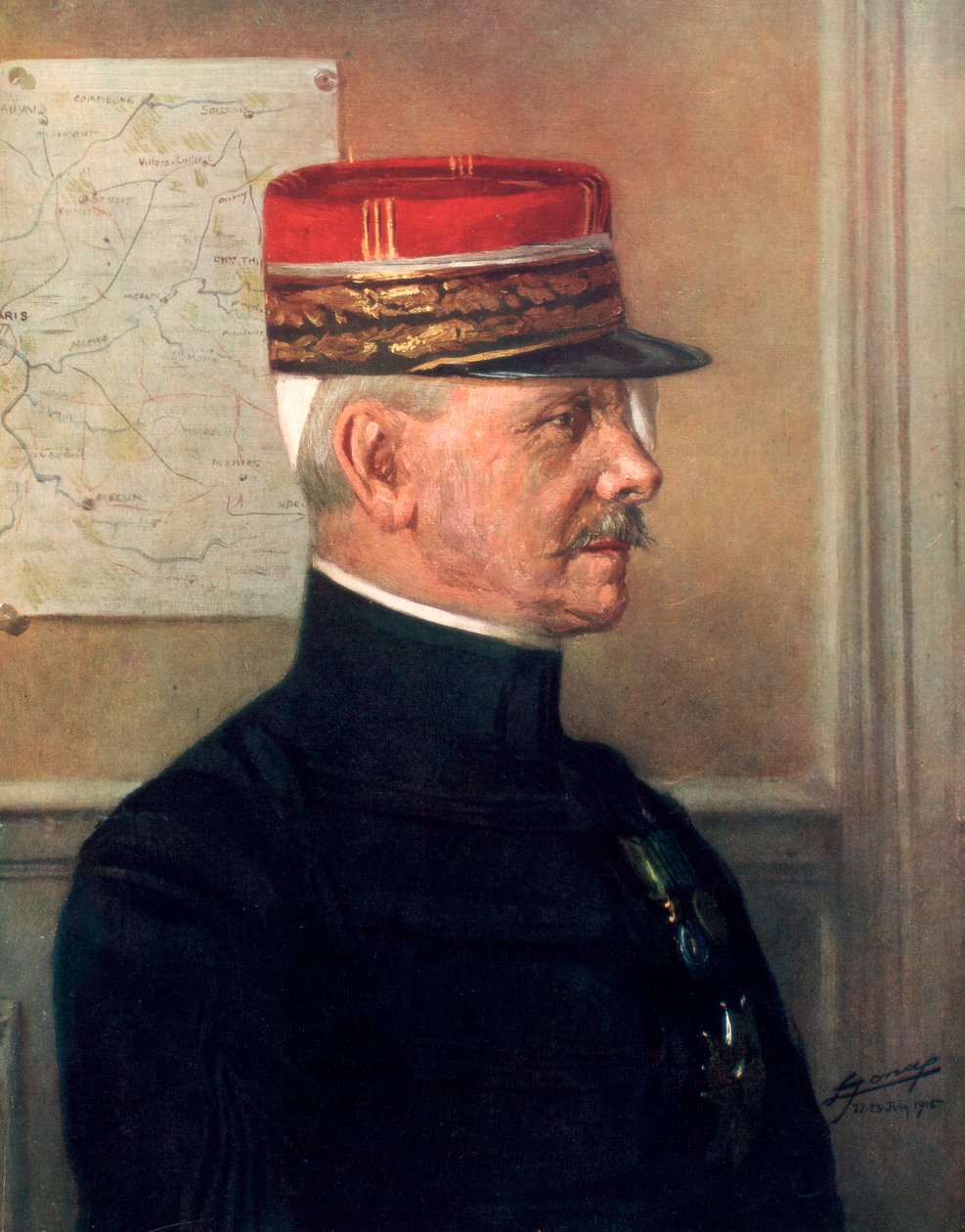 Michel-Joseph Maunoury, francia első világháborús tábornok, 1926 alkotó: Unbekannt