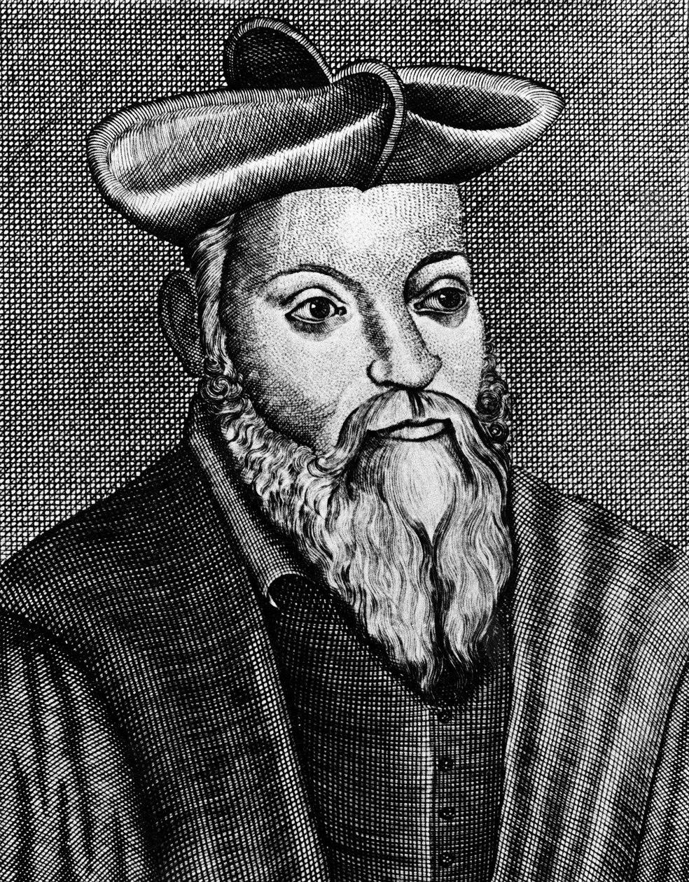 Michel Nostradamus 1503-1556, francia orvos és asztrológus, XVII. alkotó: Unbekannt