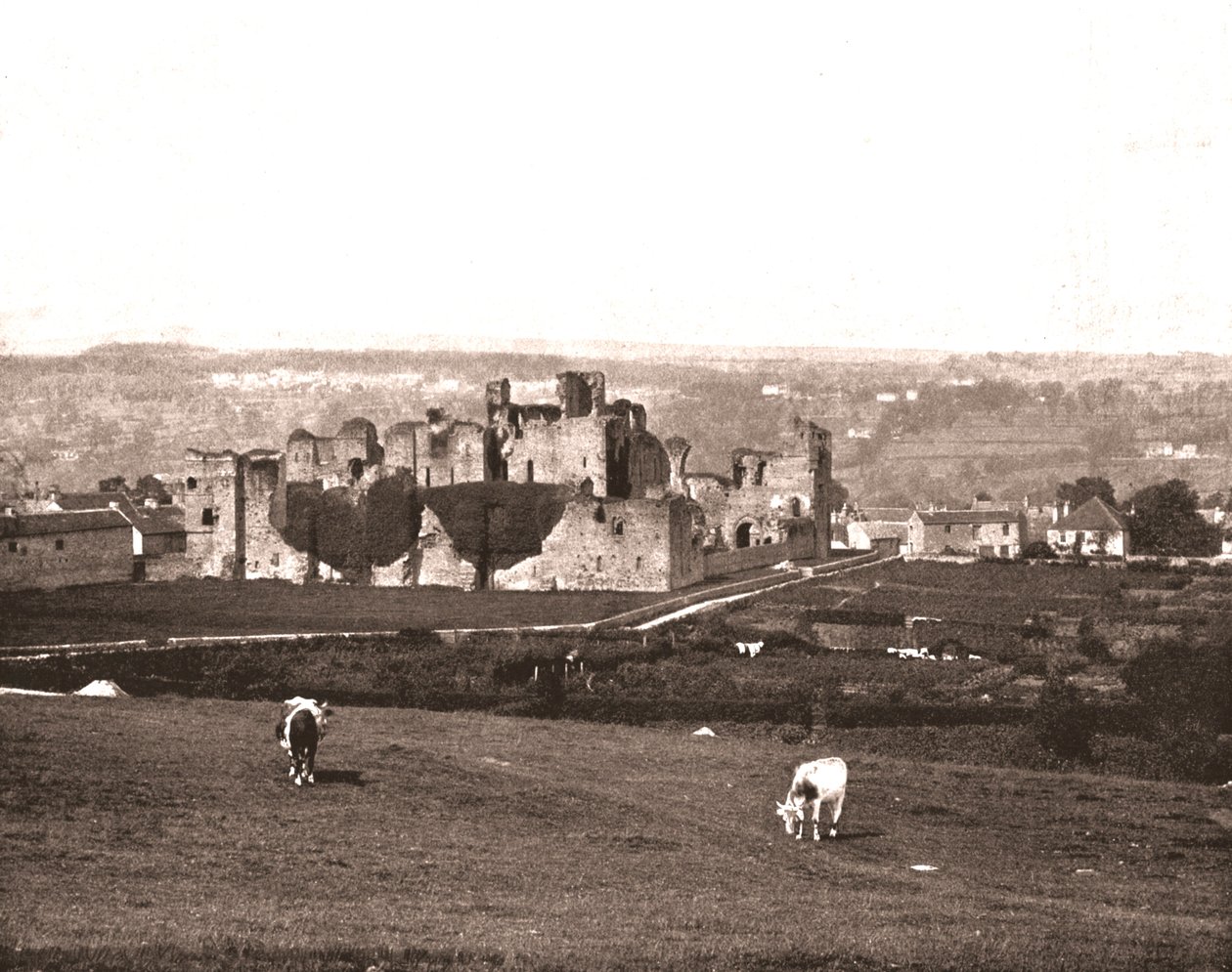 Middleham kastély, Yorkshire, 1894. alkotó: Unbekannt