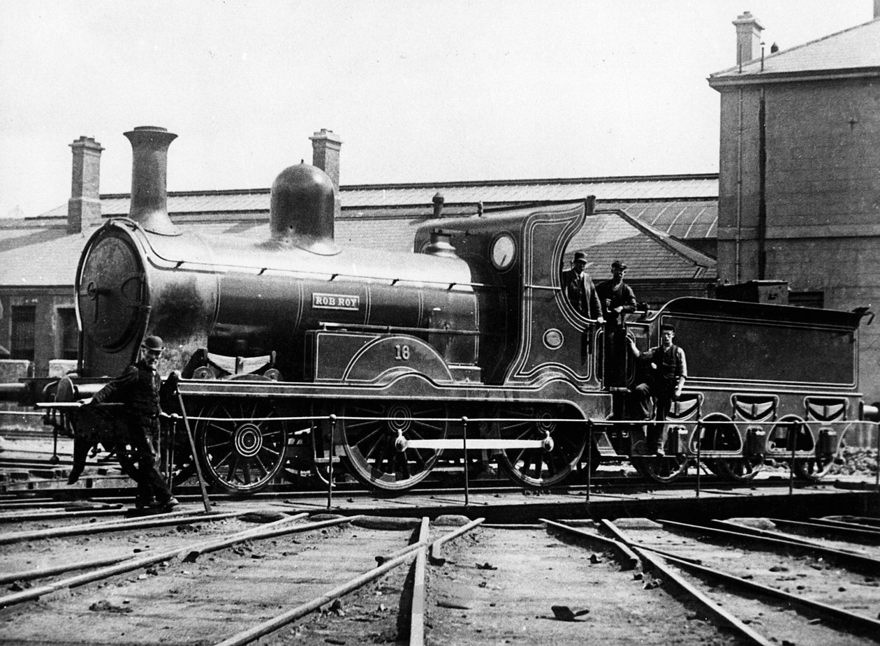 Midlands and Great Western Railway Ireland 2-4-0 Rob Roy mozdony, 1873 alkotó: Unbekannt