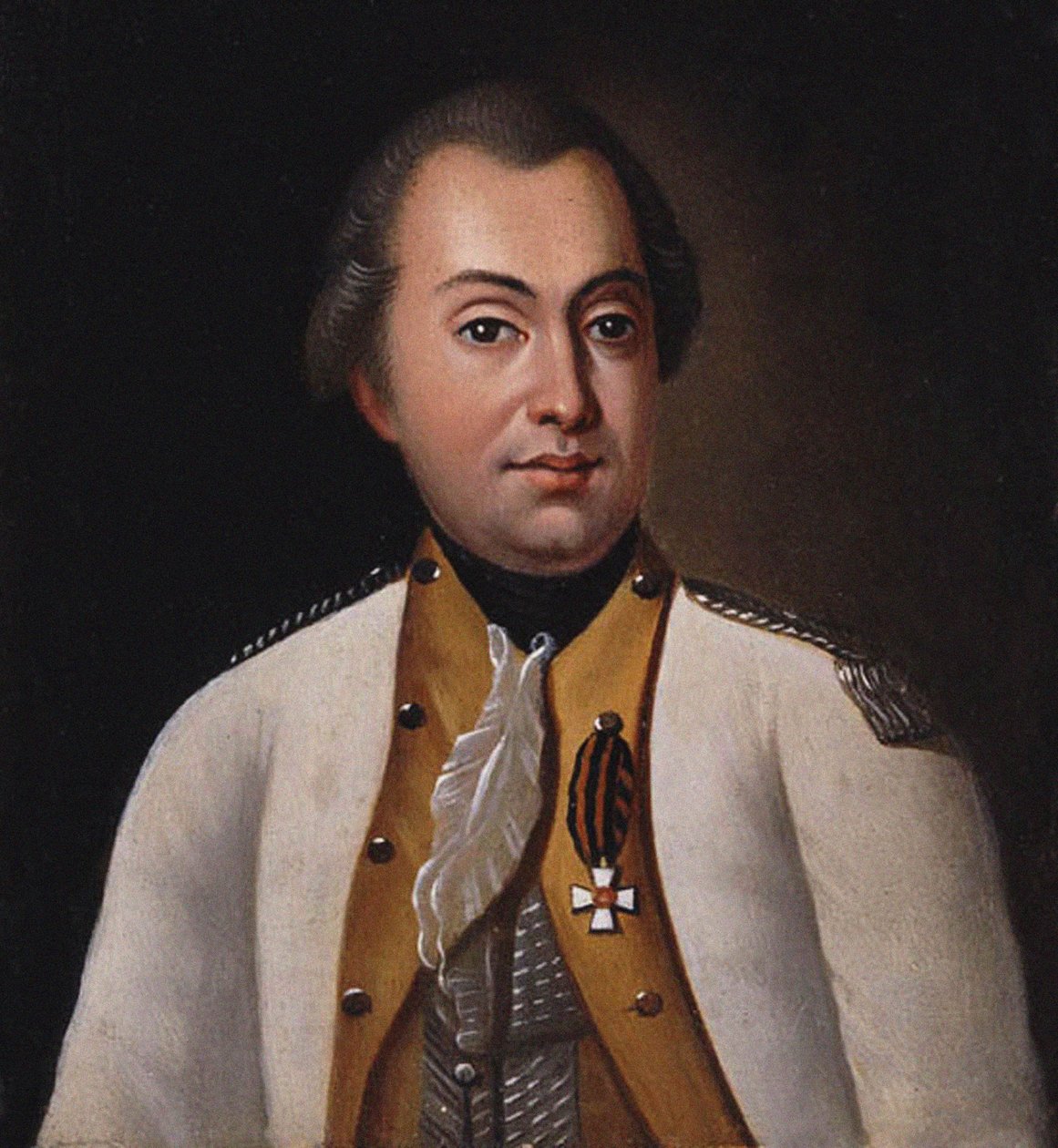 Mihail Kutuzov a Luganszki Pikineer Ezred egyenruhájában, 1788, XIX. alkotó: Unbekannt
