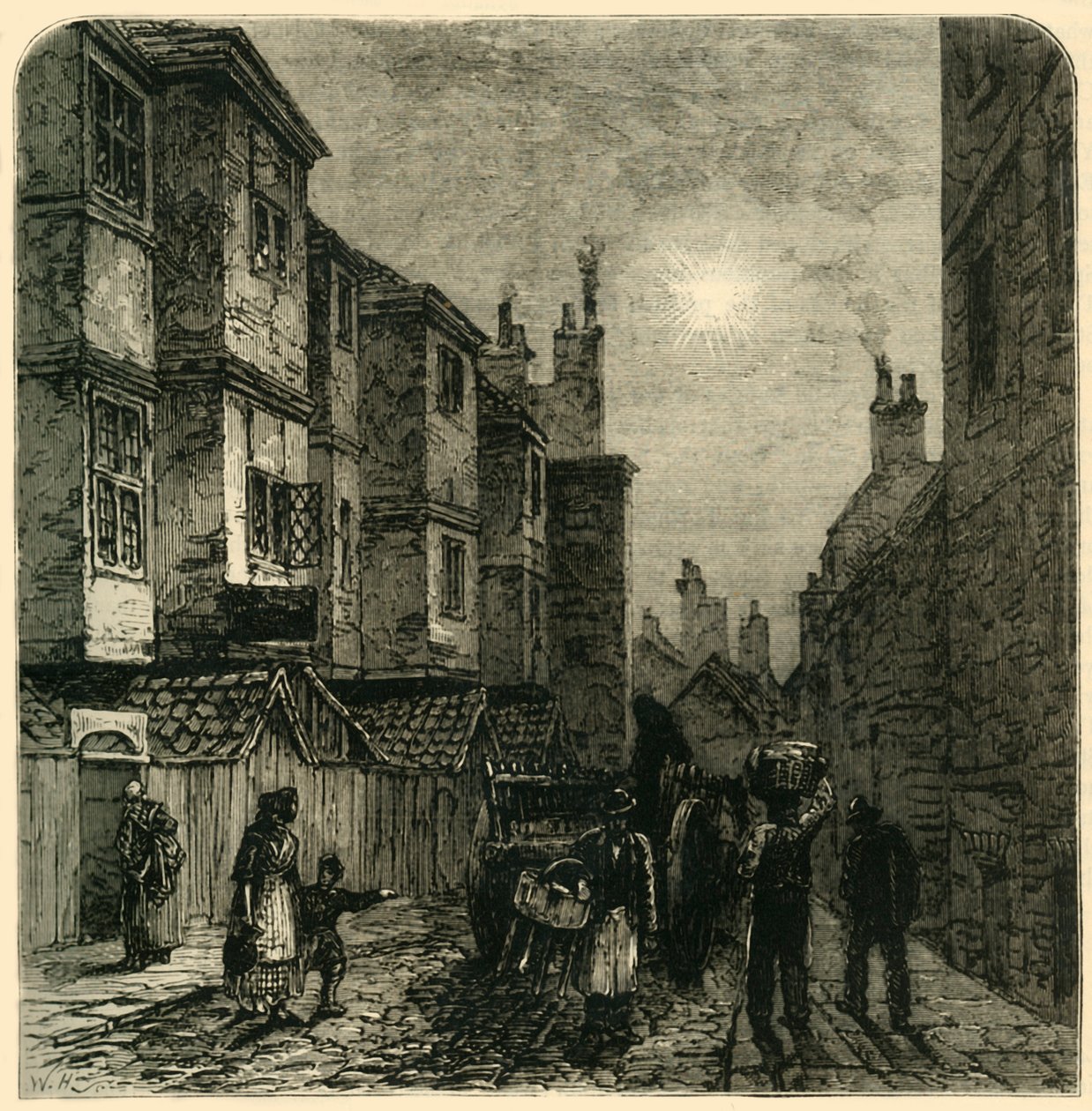 Milford Lane 1820-ban, 1881-ben. alkotó: Unbekannt