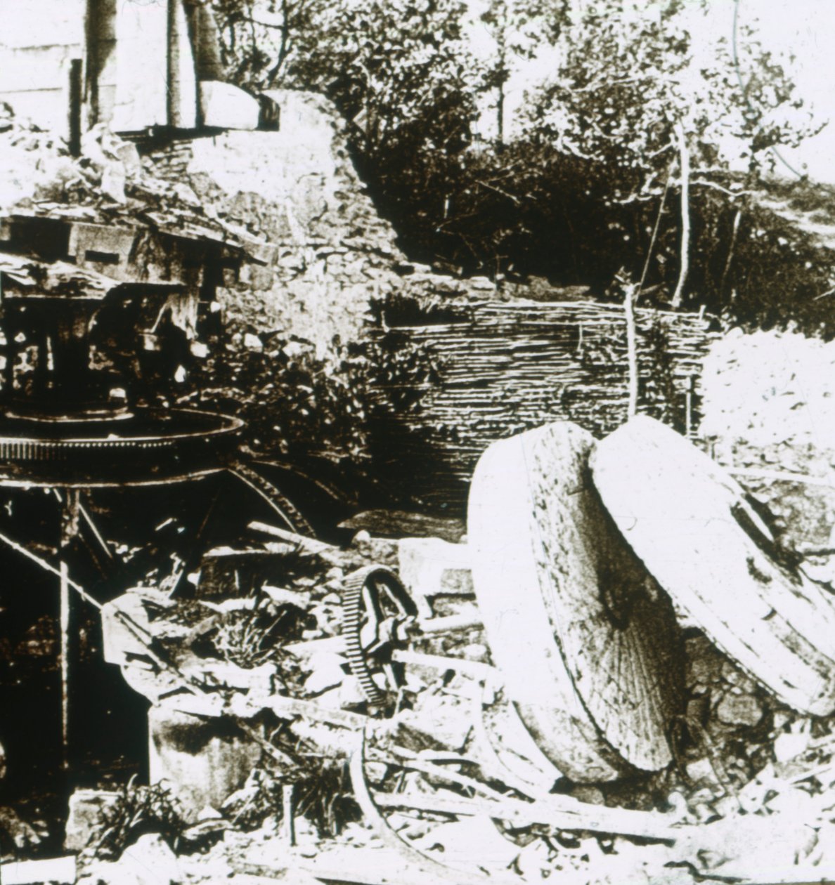 Malom Woëvre-ben, Franciaországban, 1914-1918 között alkotó: Unbekannt