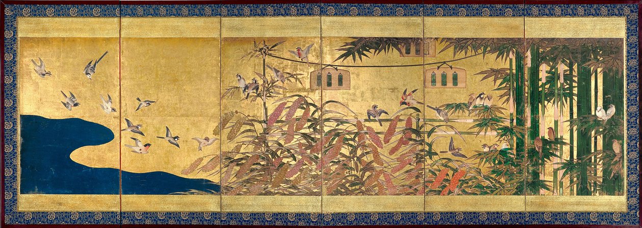Köles és madarak, 1625 körül alkotó: Unbekannt