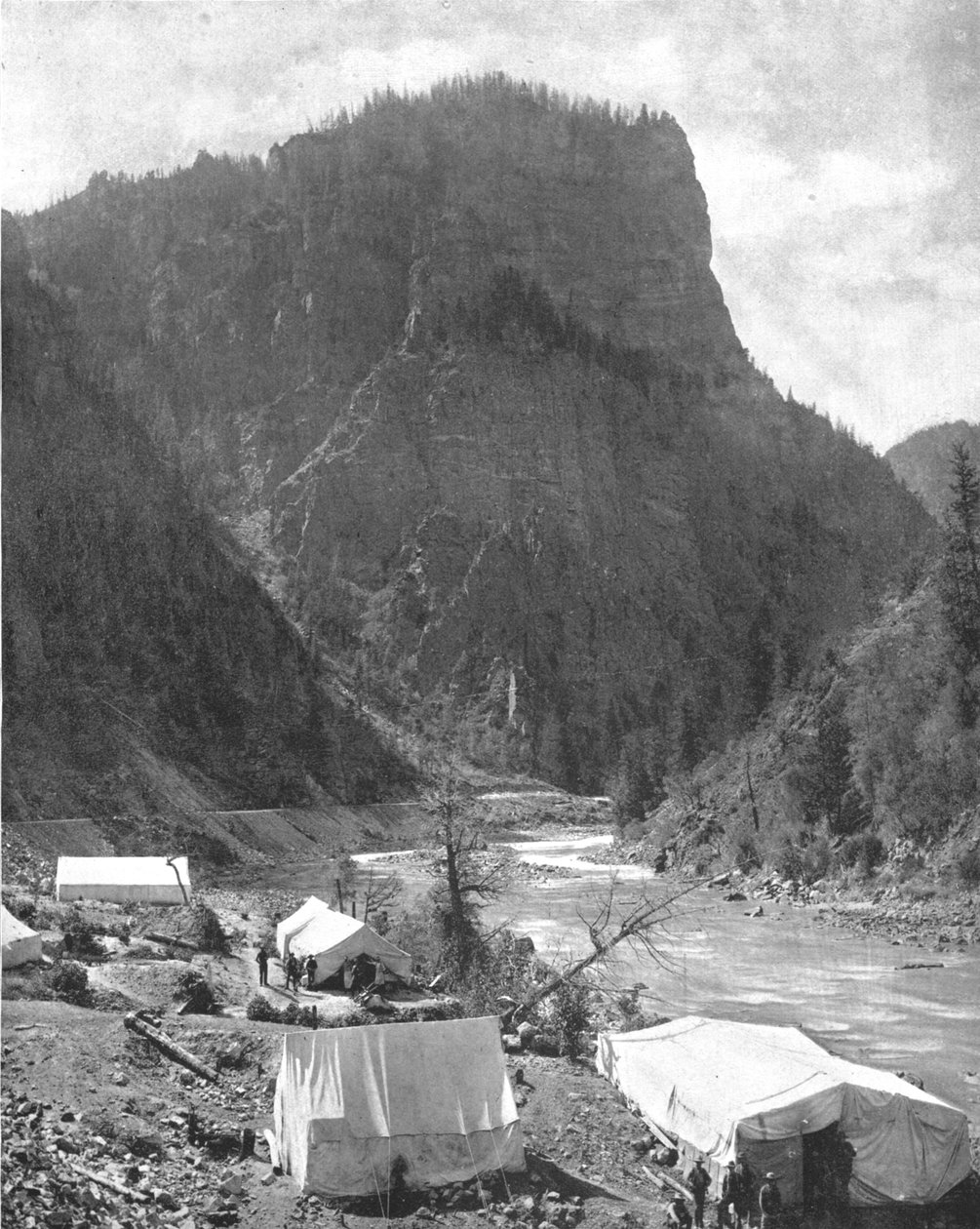 Mining Camp, Nevada, USA, 1900 körül. alkotó: Unbekannt