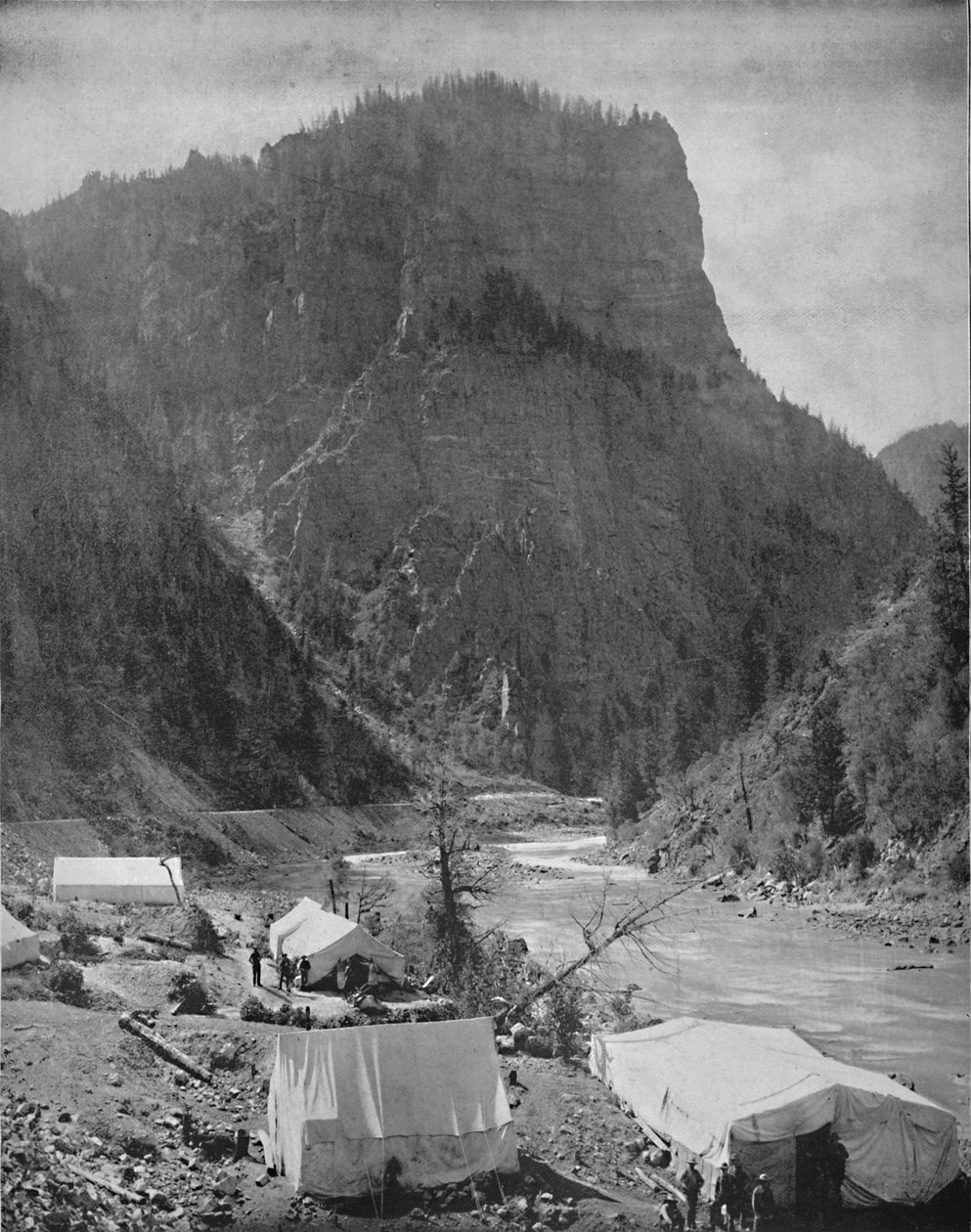 Bányászati tábor, Nevada, 1897. alkotó: Unbekannt
