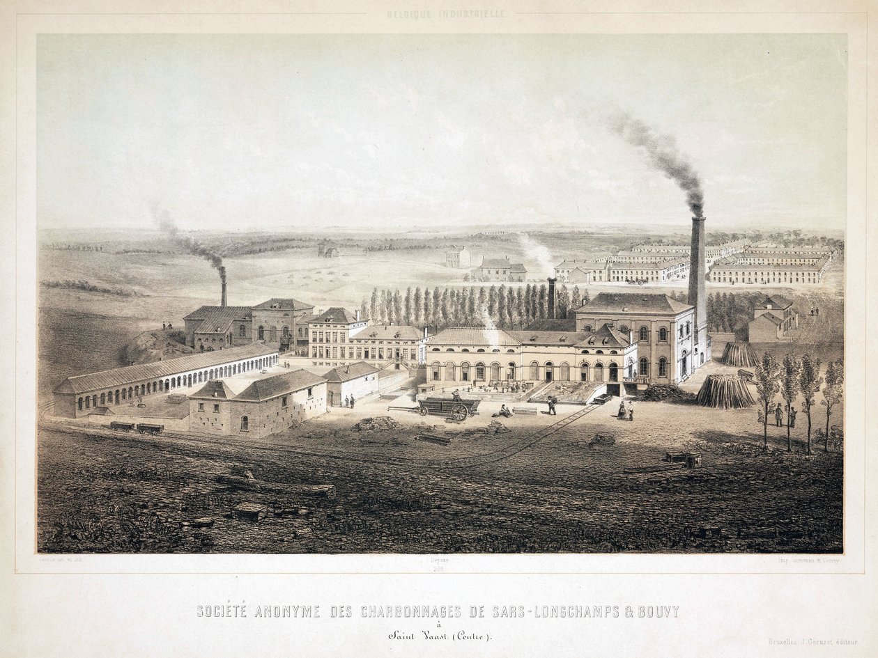 Mining, Coal Sars Longchamps & Bouvy Coalmining Co Ltd, Belgium alkotó: Unbekannt