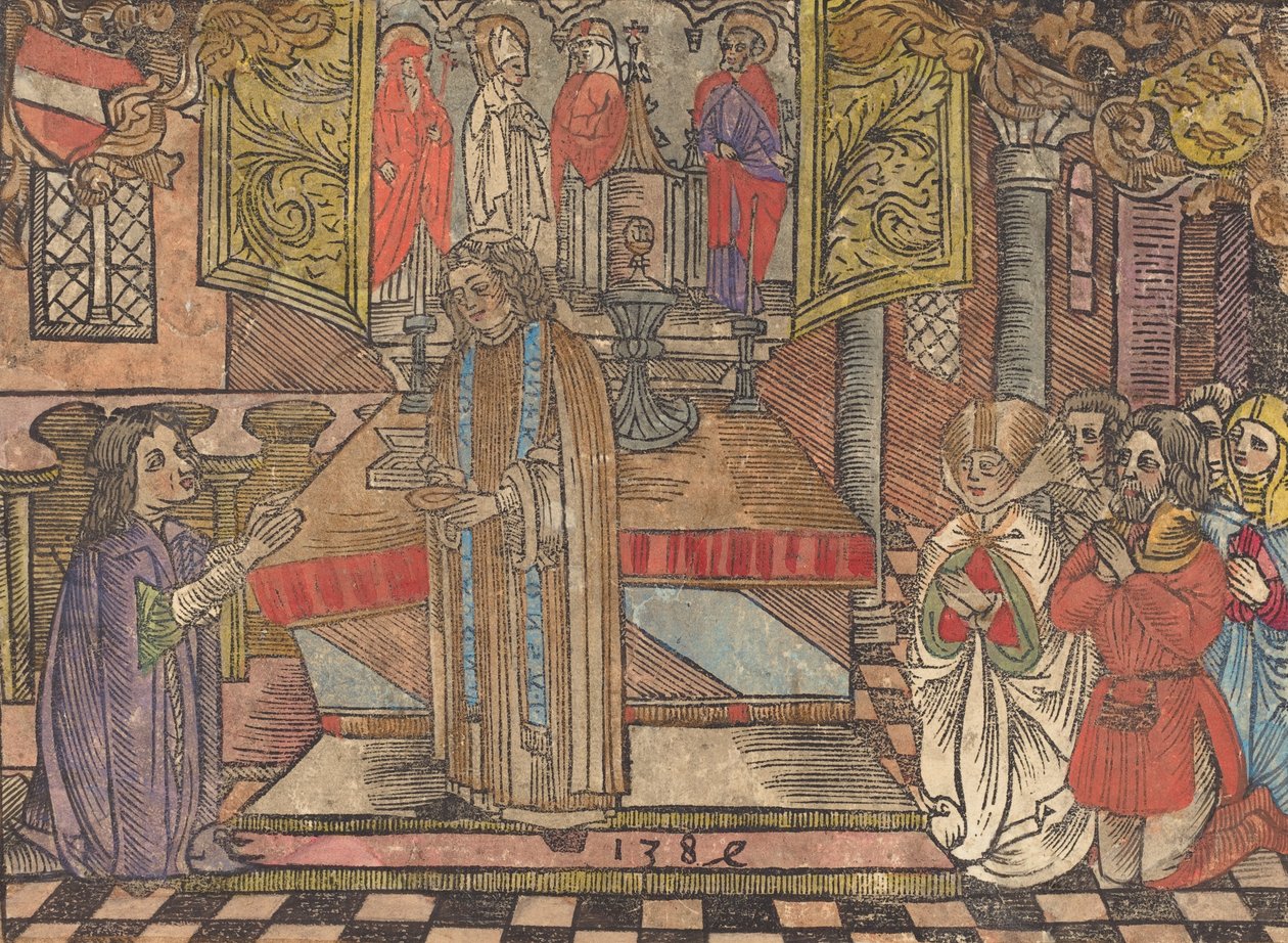 Csoda Seefeldben, 1484. alkotó: Unbekannt