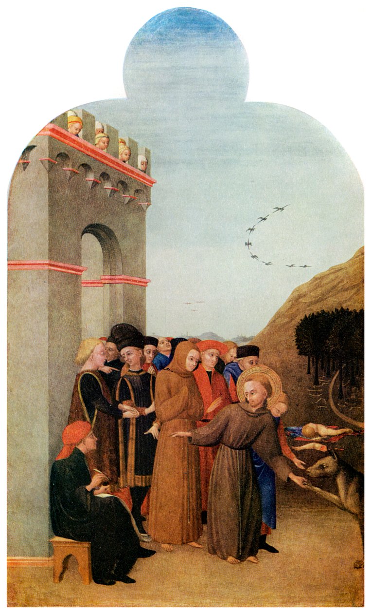Csodák: Gubbio farkasának legendája, c1437-1444 1956 alkotó: Unbekannt