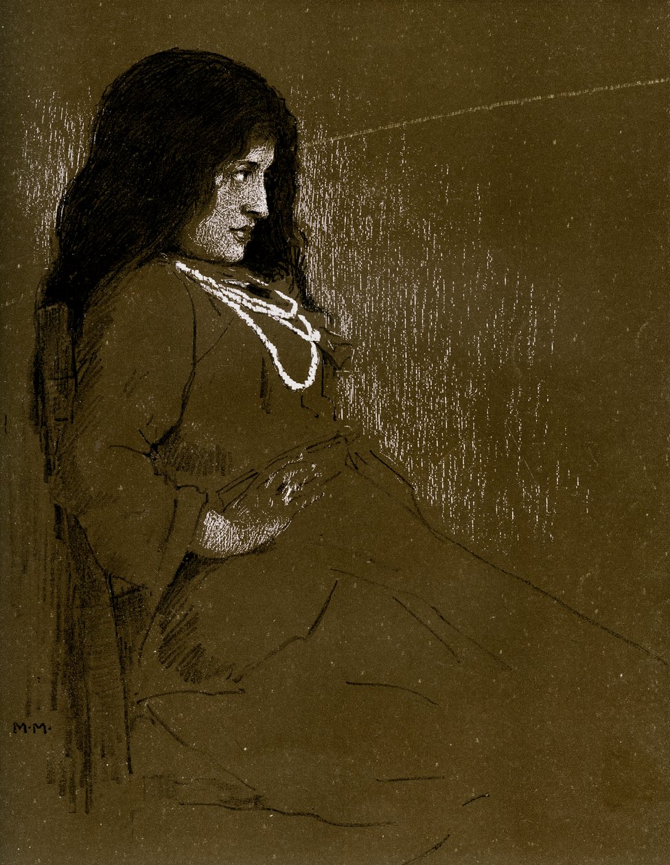 Miss Constance Collier egy nyári napon, 1899 alkotó: Unbekannt
