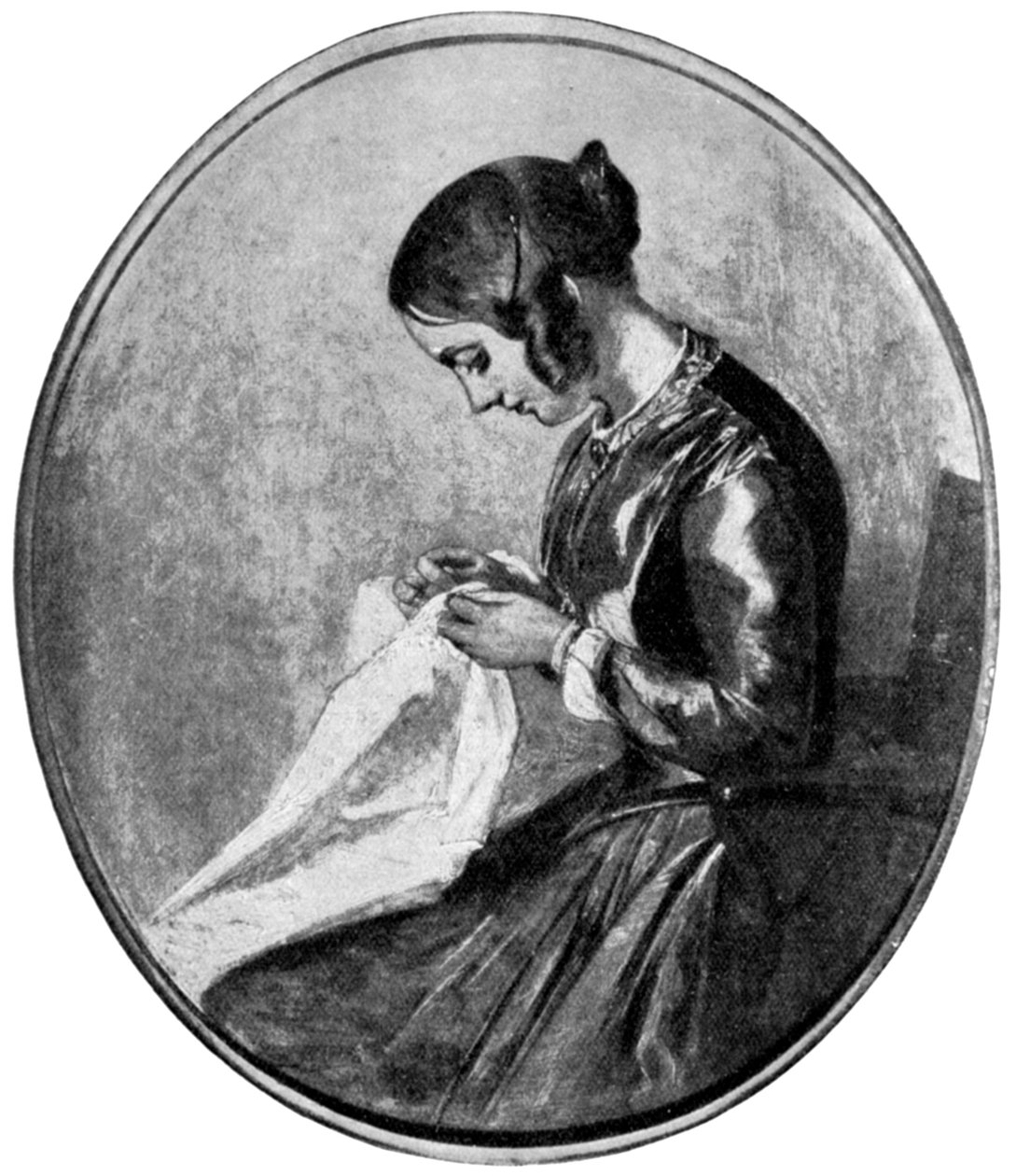 Miss Georgina Hogarth, 1850, 1912 alkotó: Unbekannt