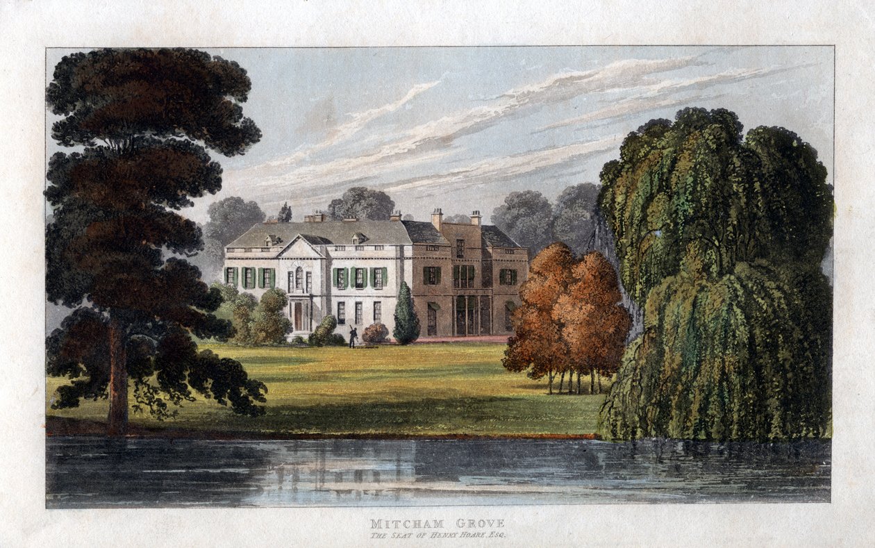 Mitcham Grove, Surrey, Henry Hoare székhelye, 1827 alkotó: Unbekannt