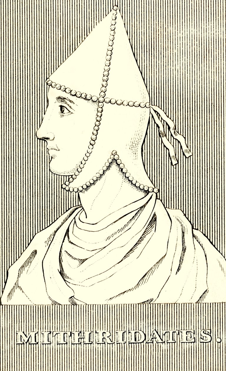 Mithridates, 65-110 AD, 1830. alkotó: Unbekannt