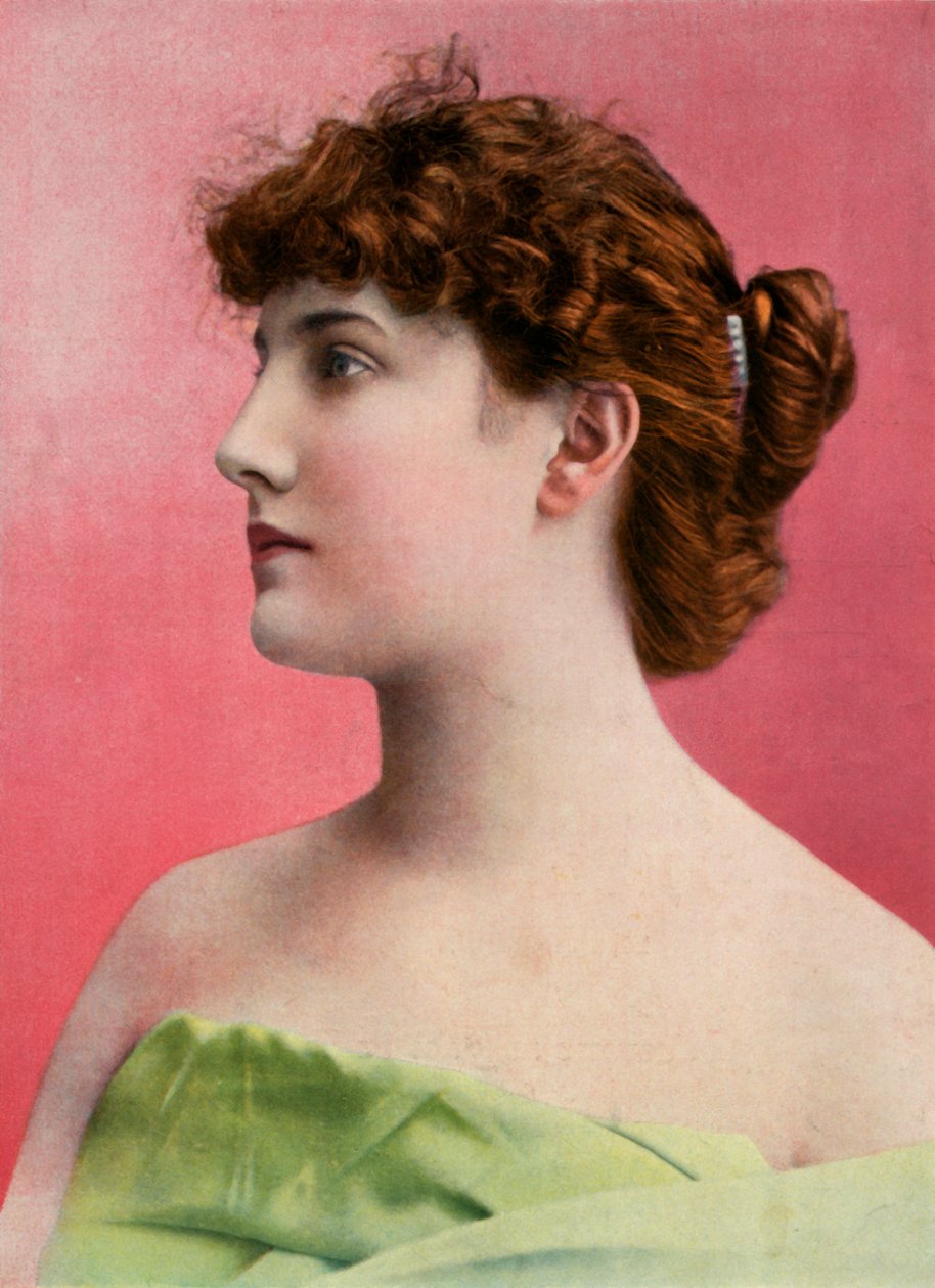 Miss. Nelly Cormon, A Theatre Du Gymnase-ből, 1904. alkotó: Unbekannt