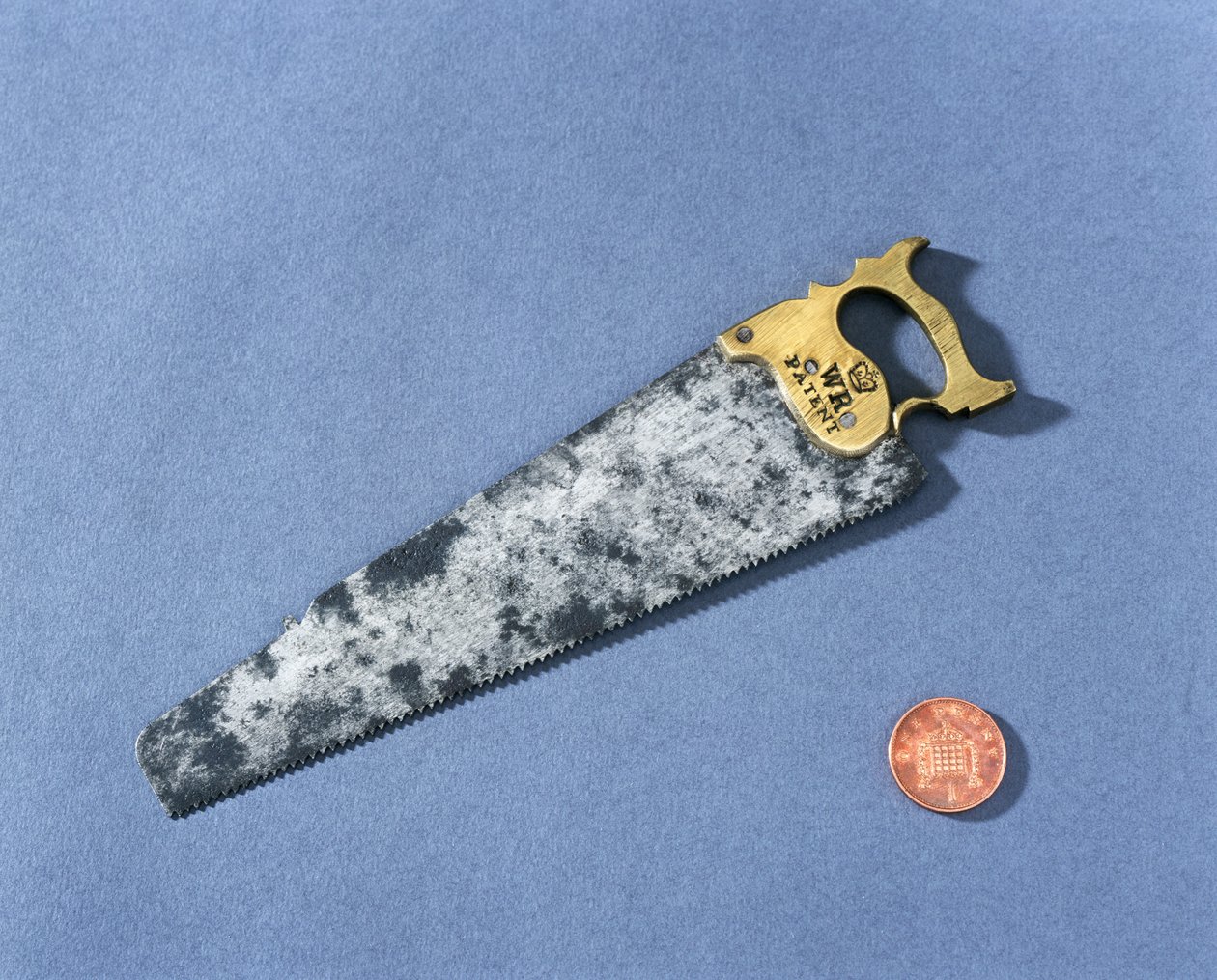 Asztalos kézifűrész modellje, c1816 alkotó: Unbekannt