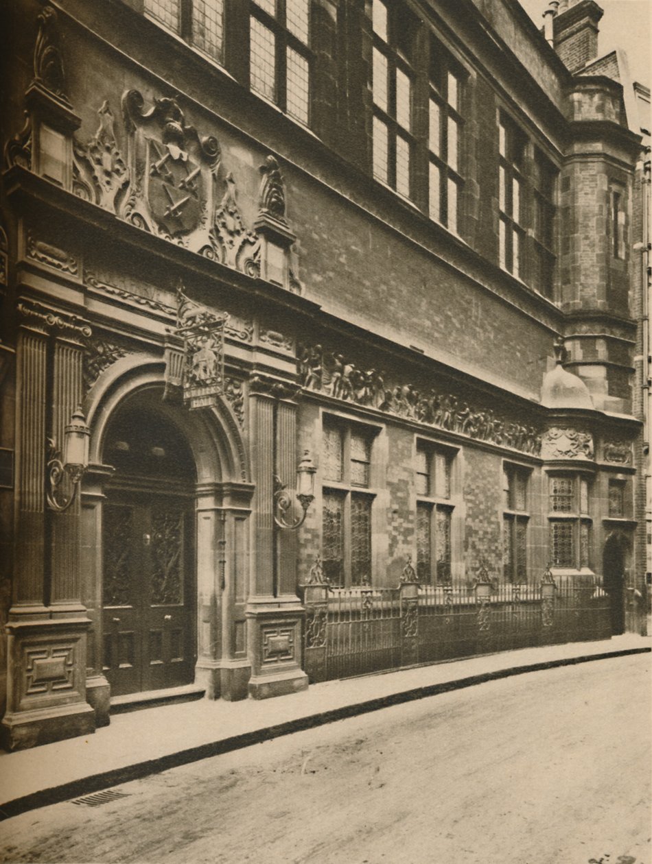 Modern Cutlers Hall a Warwick Lane-ben a Newgate Street mellett, 1935. alkotó: Unbekannt