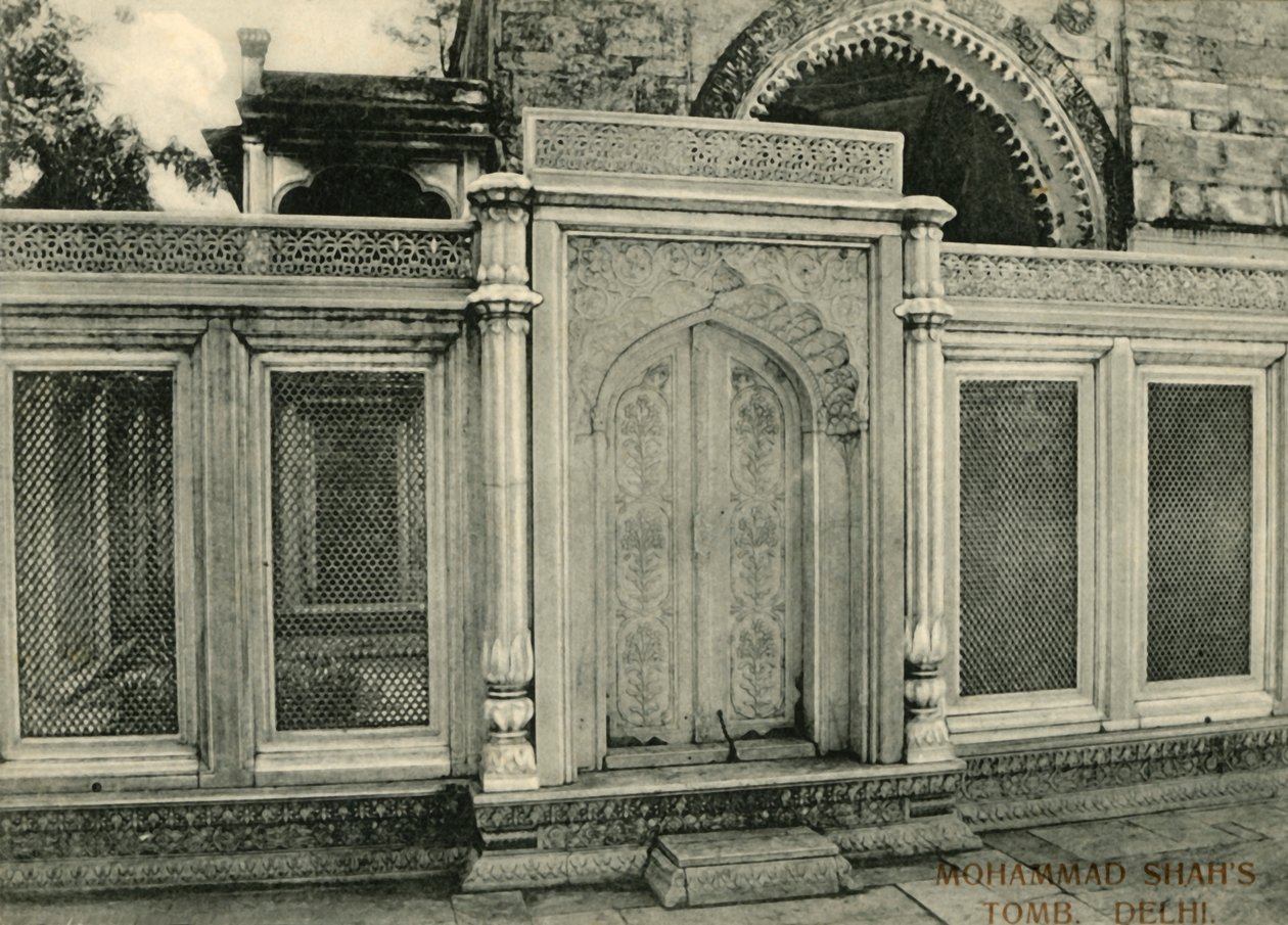 Mohammad Shahs Tomb, Delhi, . alkotó: Unbekannt