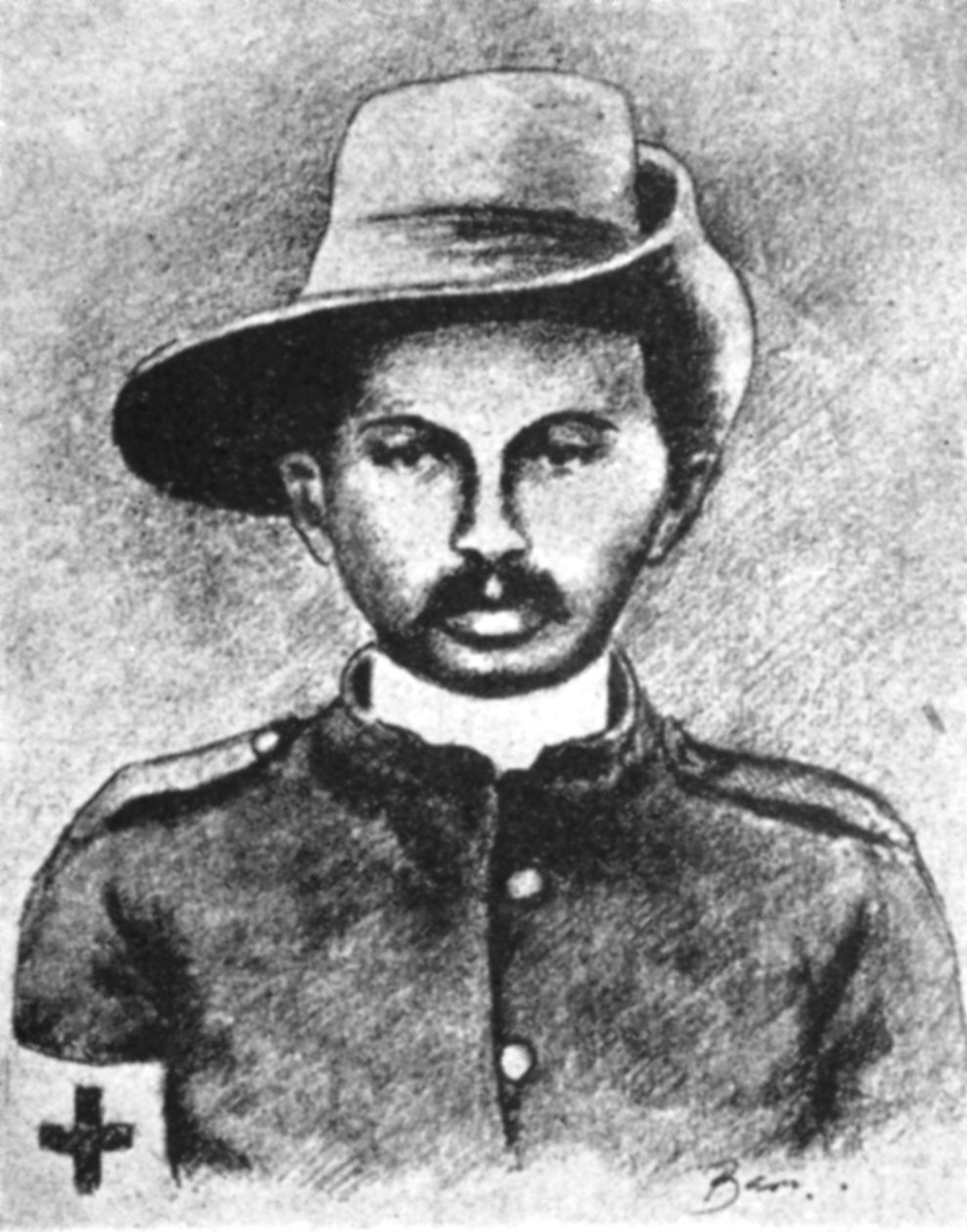 Mohandas Gandhi, indiai nacionalista vezető, 1906 alkotó: Unbekannt