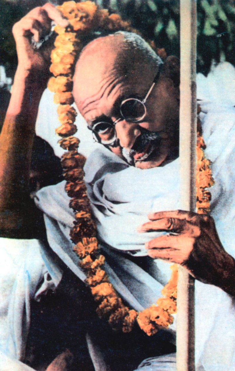 Mohandas Karamchand Gandhi 1869-1948, indiai nacionalista vezető alkotó: Unbekannt