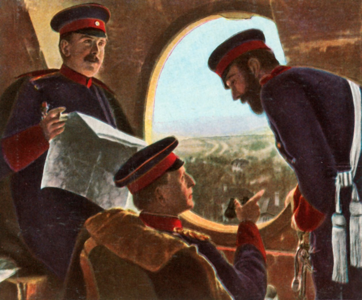 Moltke Párizsban, 1870. szeptember, 1936. alkotó: Unbekannt