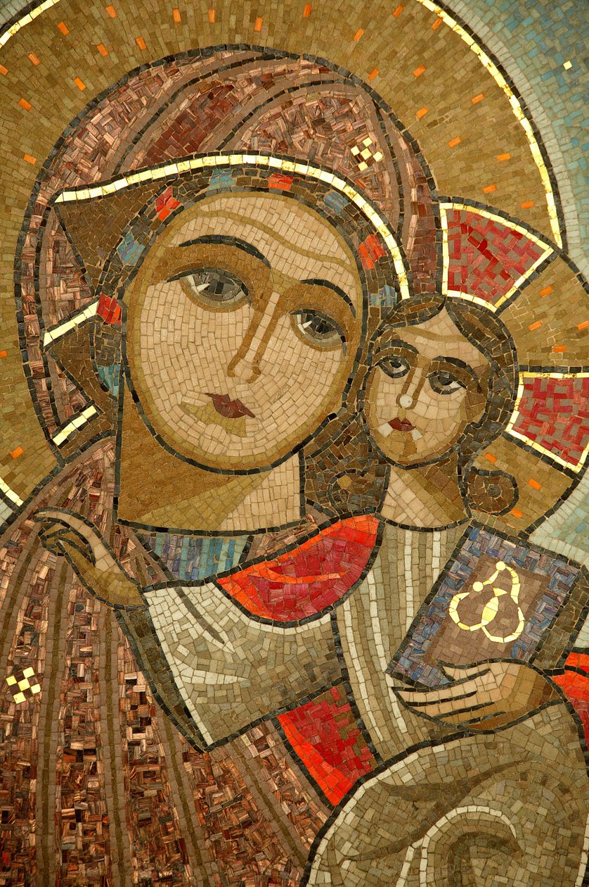 Kopt Szűzanya és Kame Szent János kolostora. Madonna gyermekkel. alkotó: Unbekannt