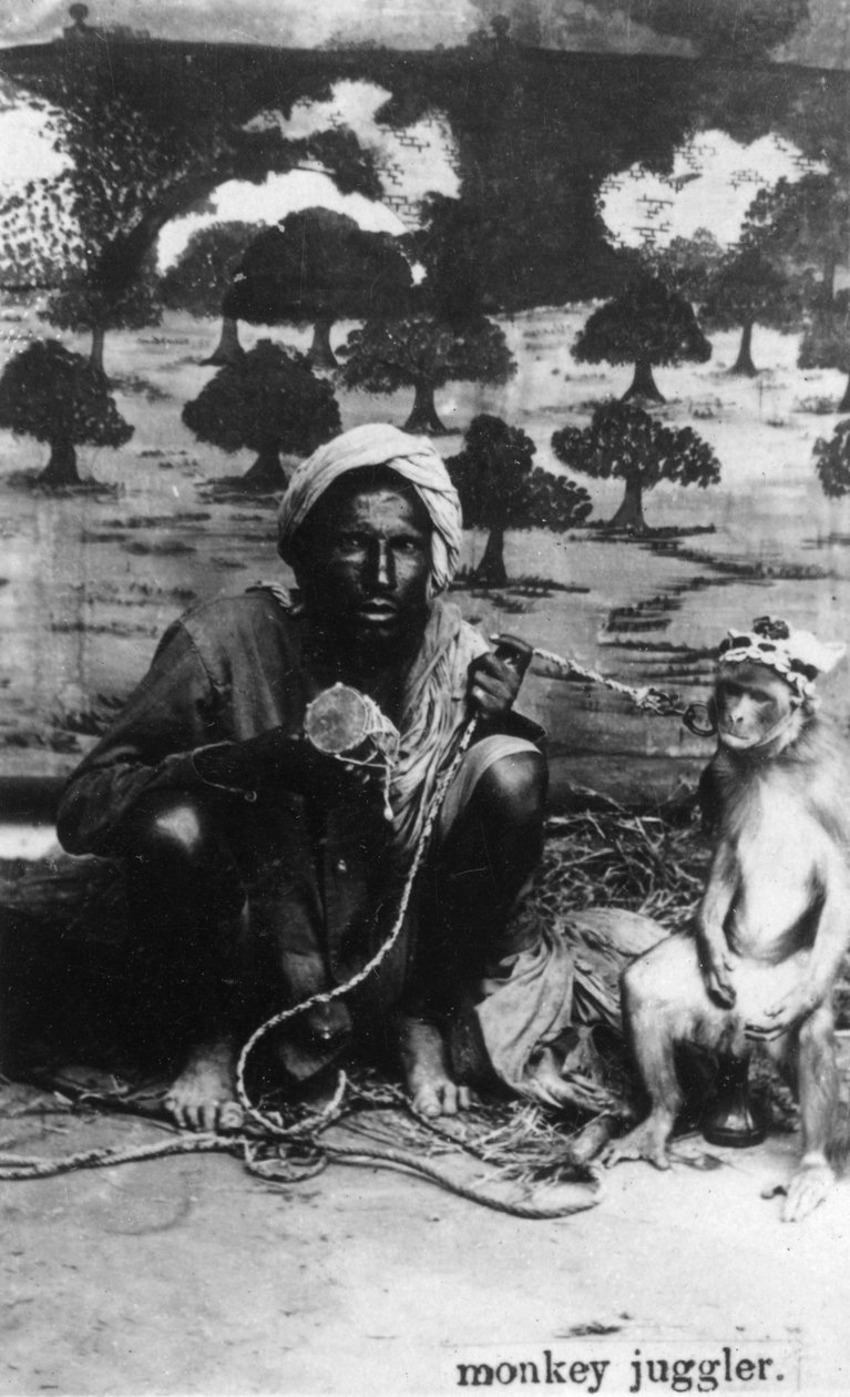 Majomzsonglőr, India, XX. század alkotó: Unbekannt