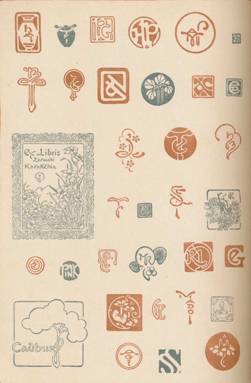 Monogramok és jelek, c1890, 1905 alkotó: Unbekannt