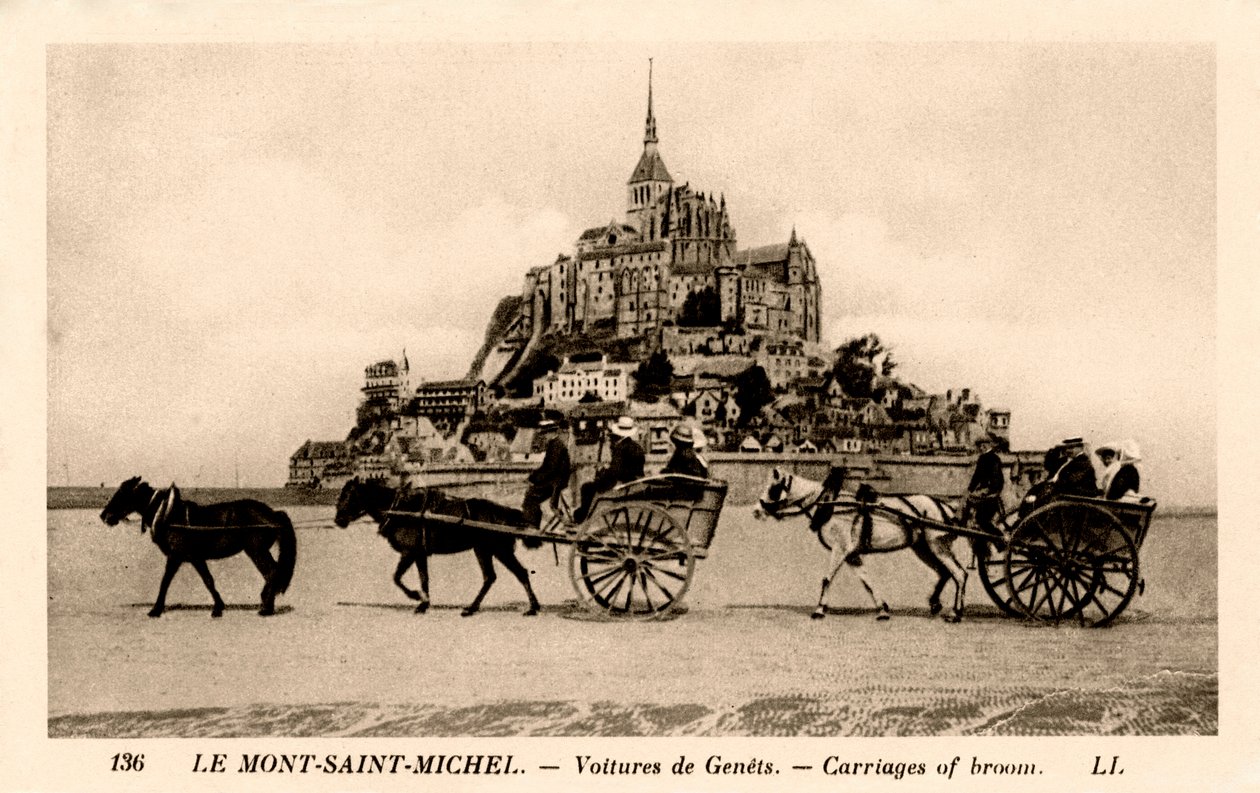 Mont-Saint-Michel, Normandia, Franciaország, XX. század eleje alkotó: Unbekannt